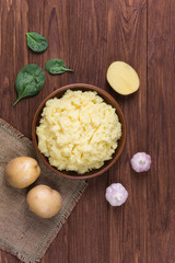 Homemade mashed potato