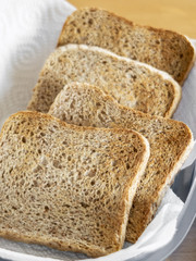 Four slices of toast
