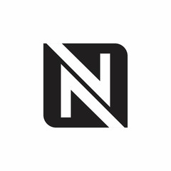 N letter logo design for company, idea, and trendy

