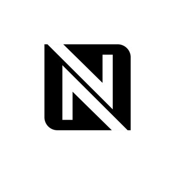 N letter logo design for company, idea, and trendy