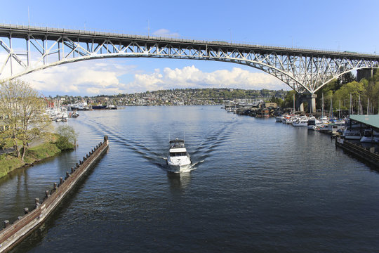 Lake Union view in Fremont, Seattle