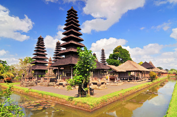 Traditional balinese hindu Temple Taman Ayun in Mengwi. Bali, Indonesia.