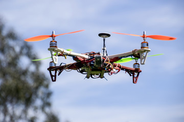 drone flying over a photovoltaic