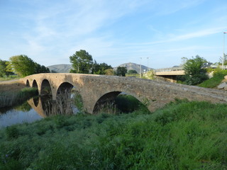 Fototapeta na wymiar Gualta. Pueblo de Gerona. Costa Brava. Cataluña, España