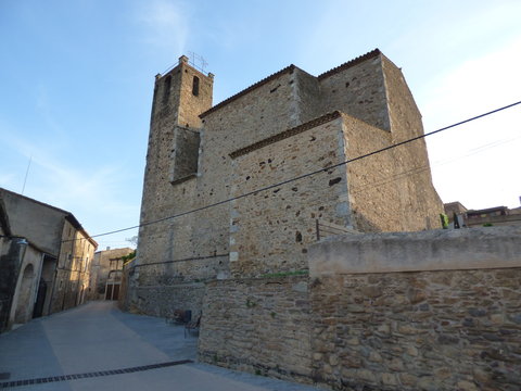 Gualta. Pueblo de Gerona. Costa Brava. Cataluña, España