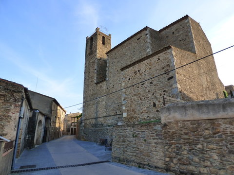 Gualta. Pueblo de Gerona. Costa Brava. Cataluña, España