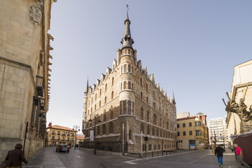 Casa Botines, Leon, Spain.