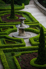 The garden at the castle