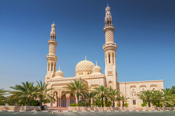 Mosque in Dubai, United Arab Emirates. - 203582376