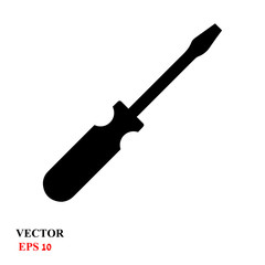 screwdriver. vector illustration