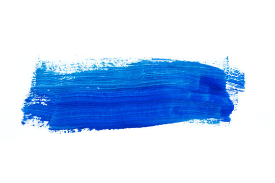 Fototapeta blau wasserfarben muster Pinselstrich