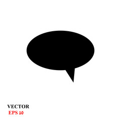 comment icon. vector illustration