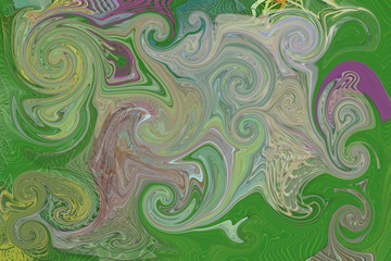 Abstract pixel twirls effects for background or texture Illustration, art, dreamy & blur.