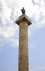 Fototapeta premium Column of Marcus Aurelius in Rome. Italy