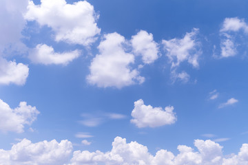 blue sky with cloud closeup