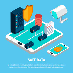 Safe Data Isometric Design Concept