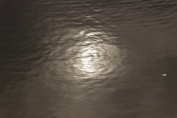 Surface of dark water, background