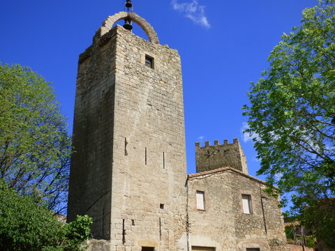 Peratallada, pueblo del Emporda  en Girona, Costa Brava (Cataluña,España).