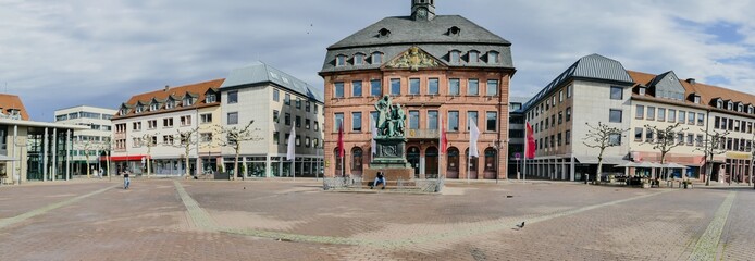 Panoramafoto Hanauer Marktplatz