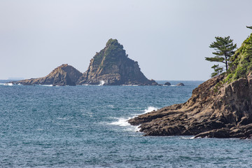 Naklejka premium 海岸沿いの風景12