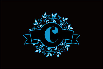 Elegant Monogram Letter C Logo Design