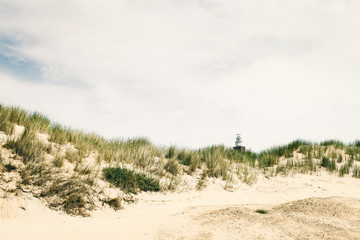 Fototapeta na wymiar Beach Lighthouse