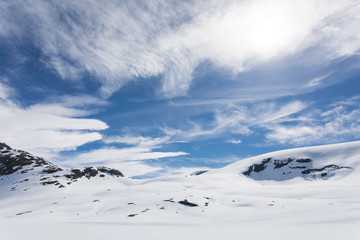 Fototapeta na wymiar snow in norway