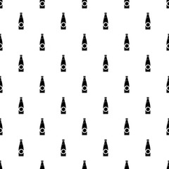 Bottle pattern vector seamless repeating for any web design
