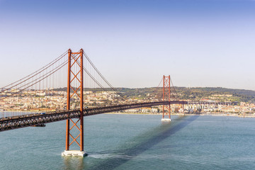 25th of April Bridge in Lisbon, Portugal