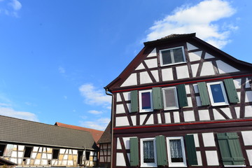 Fachwerkhäuser in Roßdorf (Bruchköbel) Hessen 