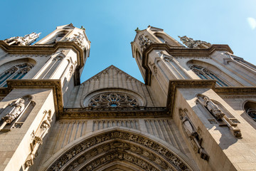 Fototapeta na wymiar Metropolitan Sao Paulo Cathedral, in Sao Paulo, Brazil.