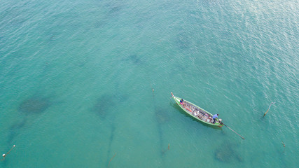 aerial view landscape of water  Sea