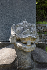 Tombstone of Bowonsa Temple Site, Seosan-si, South Korea.