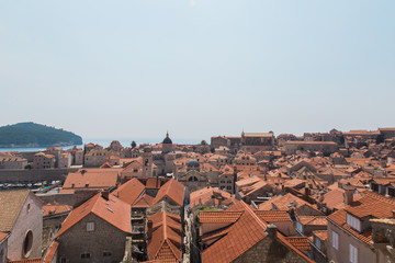 Fototapeta na wymiar Roofs of Dubrovnik 