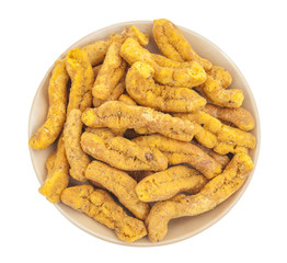 Ganthiya Also know as Gathiya, Ghatiya are deep fried Indian snacks made from chickpea flour. They are a popular teatime snack in Gujarat. They are soft and not crunchy like most other Indian snacks