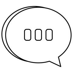 speech bubble message icon vector illustration design