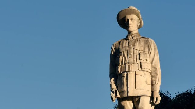 ANZAC day lest we forget war memorial of military soldiers remembrance