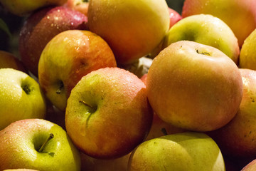 fruits, vegetables, apples, pears, peppers, kiwi, food, eating, potatoes, oranges, lemons, tomatoes, radishes, colors, flavors 