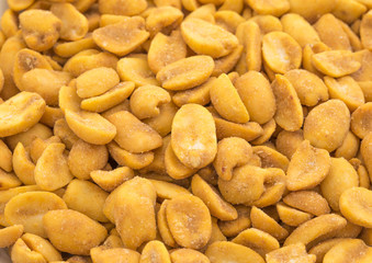 Indian Traditional Snack Food Masala Peanuts Also Know as Masala Sing Masala Shing or Spicy Peanuts Coated with Spices
