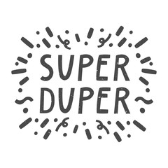 Vector card with hand written text 