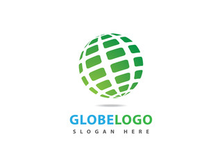 globe dynamic sphere logo icon vector design