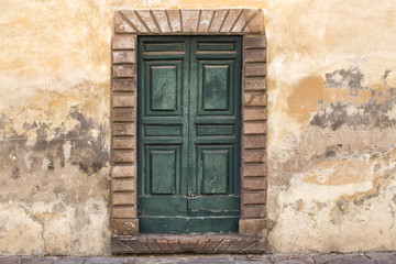 Fototapeta na wymiar Exterior of old building, Lucca