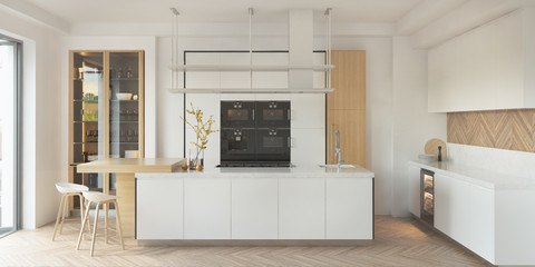 Modern kitchen interior
