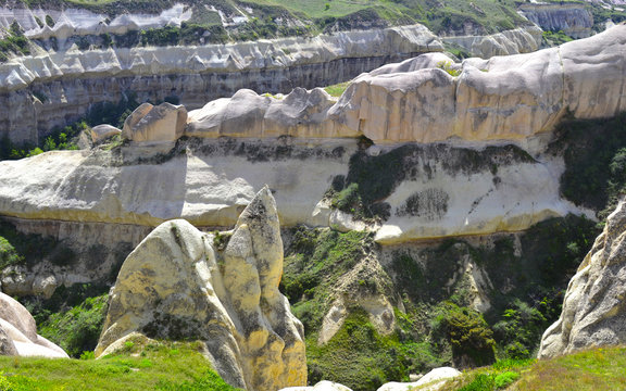 Rock formations, view, Cappadocia, Turkey