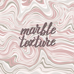 Vector marble texture. Abstract background in pastel colors. Trendy stylish rock texture.
