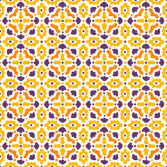 Vector seamless pattern. Bright geometric repeated texture.