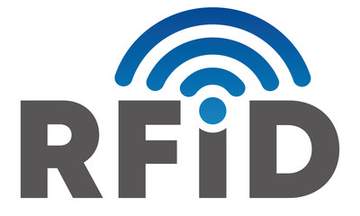 Logo RFID Grau Blau Verlauf