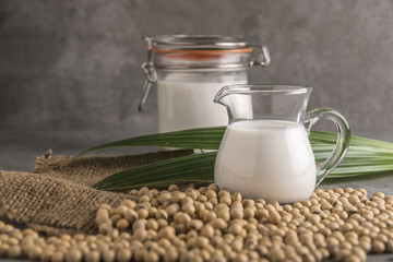 Soybeans and milk.
