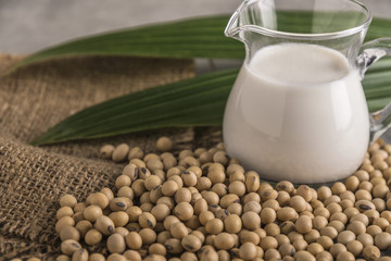 Soybeans and milk.