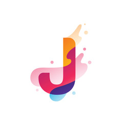 Obraz premium Letter J Logo